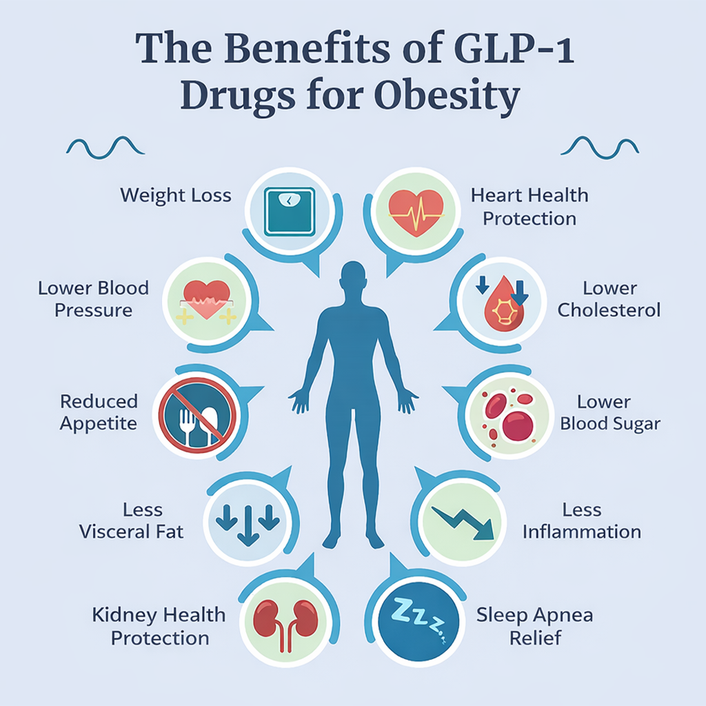 Benefits of GLP-1 medical weight loss